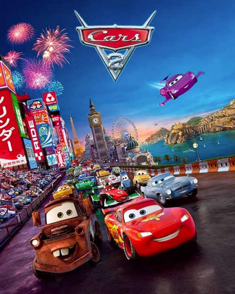 Cars 2 (HD) Google Play Redeem (Ports To MA)