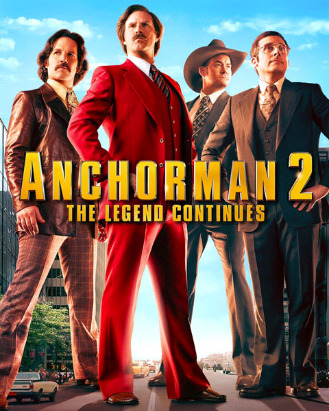 Anchorman 2: The Legend Continues (HDX) Vudu Redeem