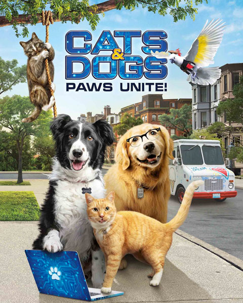 Poster for Cats and Dogs 3: Paws Unite (HD) Vudu / Movies Anywhere Redeem