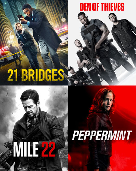 4-Film ITunes Action Bundle 1 (HD) ITunes Redeem